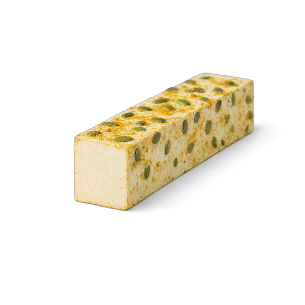 Raclette Stangen mit Curry / Kürbiskerne